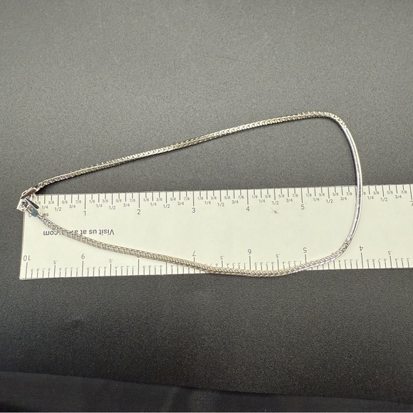 Monet Silver Bar Choker Collar Necklace - Picture 8 of 12